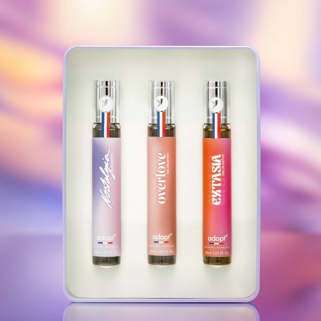 Live Intensely - Coffret Métal 3 eaux de parfums Overlove 30 ml + Nostalgia 30 ml + Extasia 30 ml