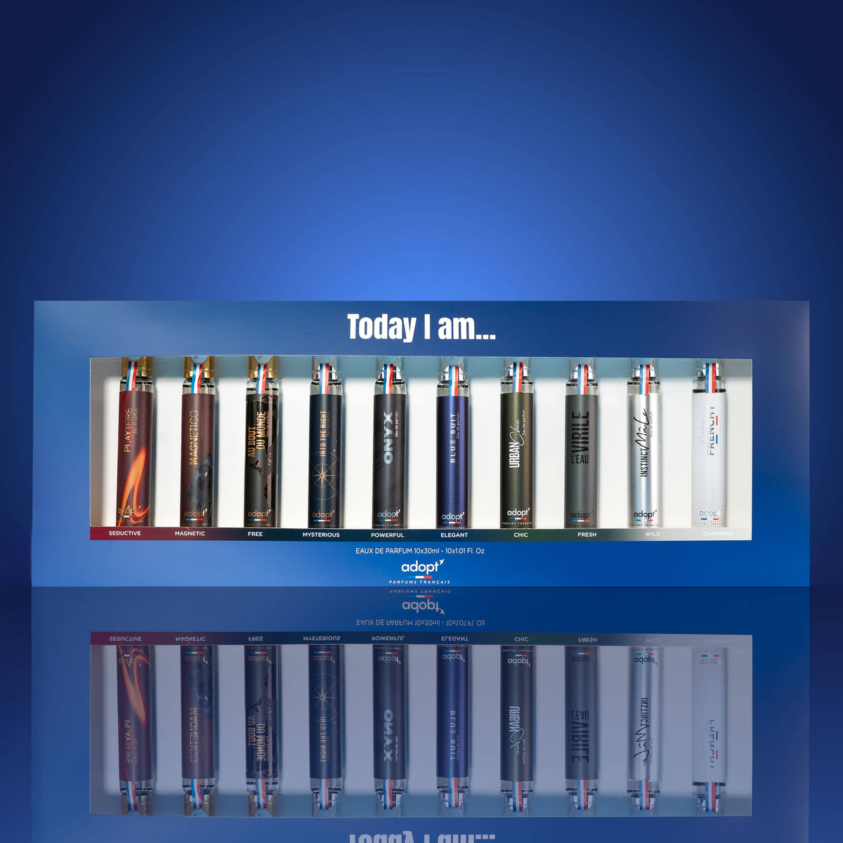Coffret 10 x Eaux de parfum 30 ml - Coffret Mes 10 facettes - Édition Bleue