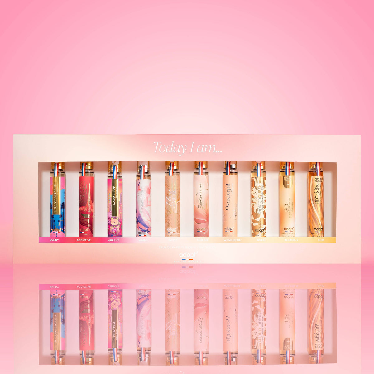 Coffret 10 x Eaux de parfum 30 ml - Coffret Mes 10 facettes - Édition Rose