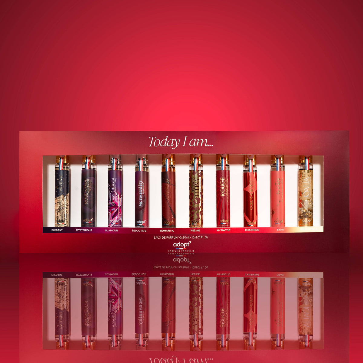 Coffret 10 x Eaux de parfum 30 ml - Coffret Mes 10 facettes - Édition Rouge