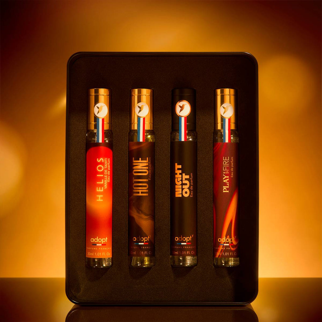 Coffret 4 x 30 ml Eaux de parfum - Night Out + Hot One + Magnetico + Play with fire - All night long