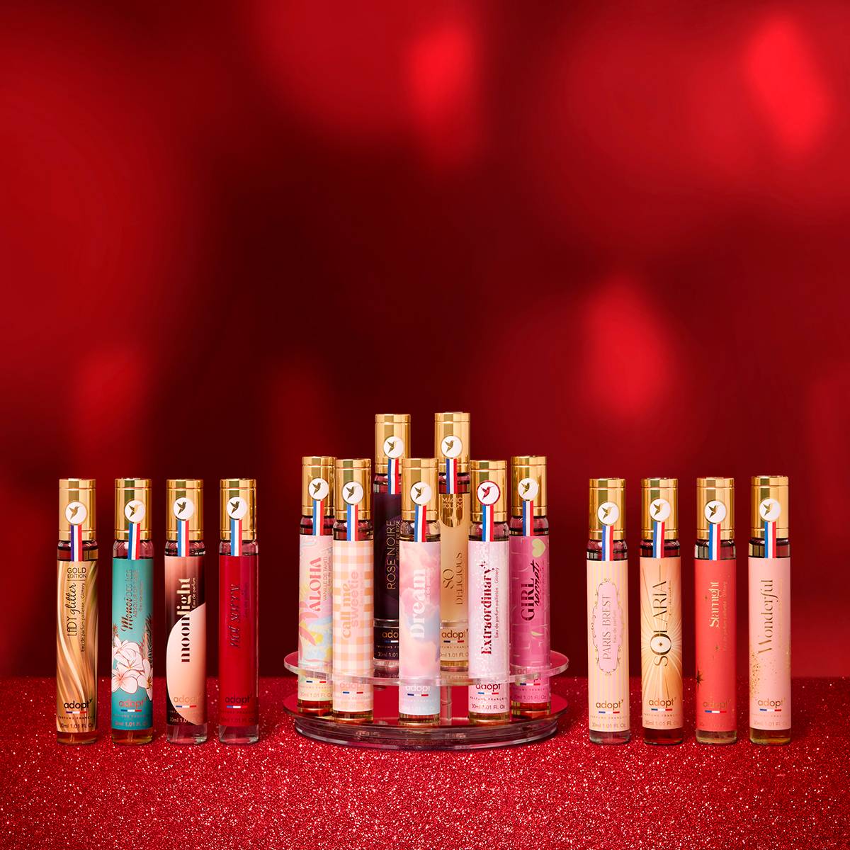 Coffret 15 x Eaux de parfum 30 ml - Le carrousel à parfums