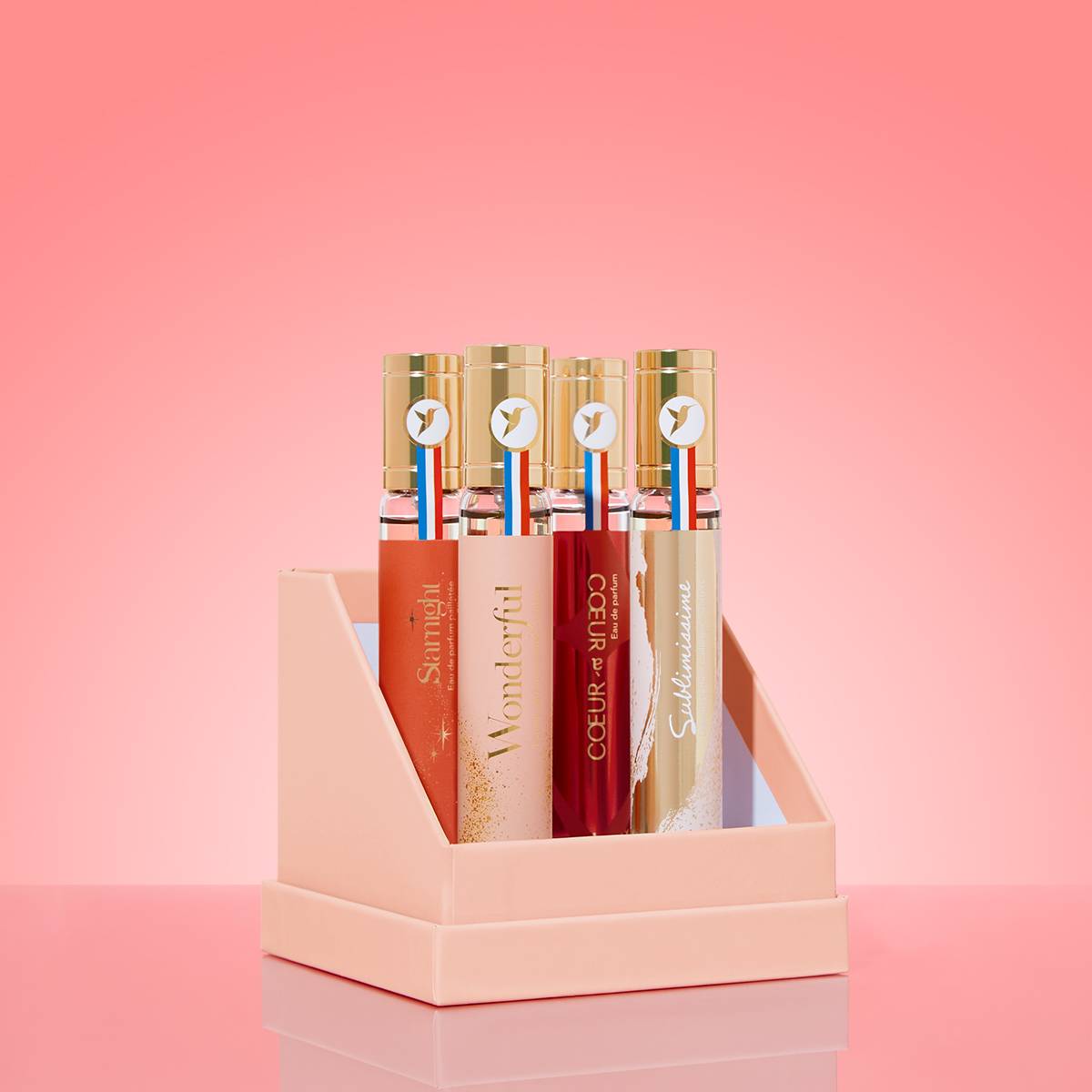 Delicious Addiction - Coffret 4 eaux de parfums Wonderful 30 ml + Sublimissime 30 ml + Starnight 30 ml + Cœur à cœur 30 ml