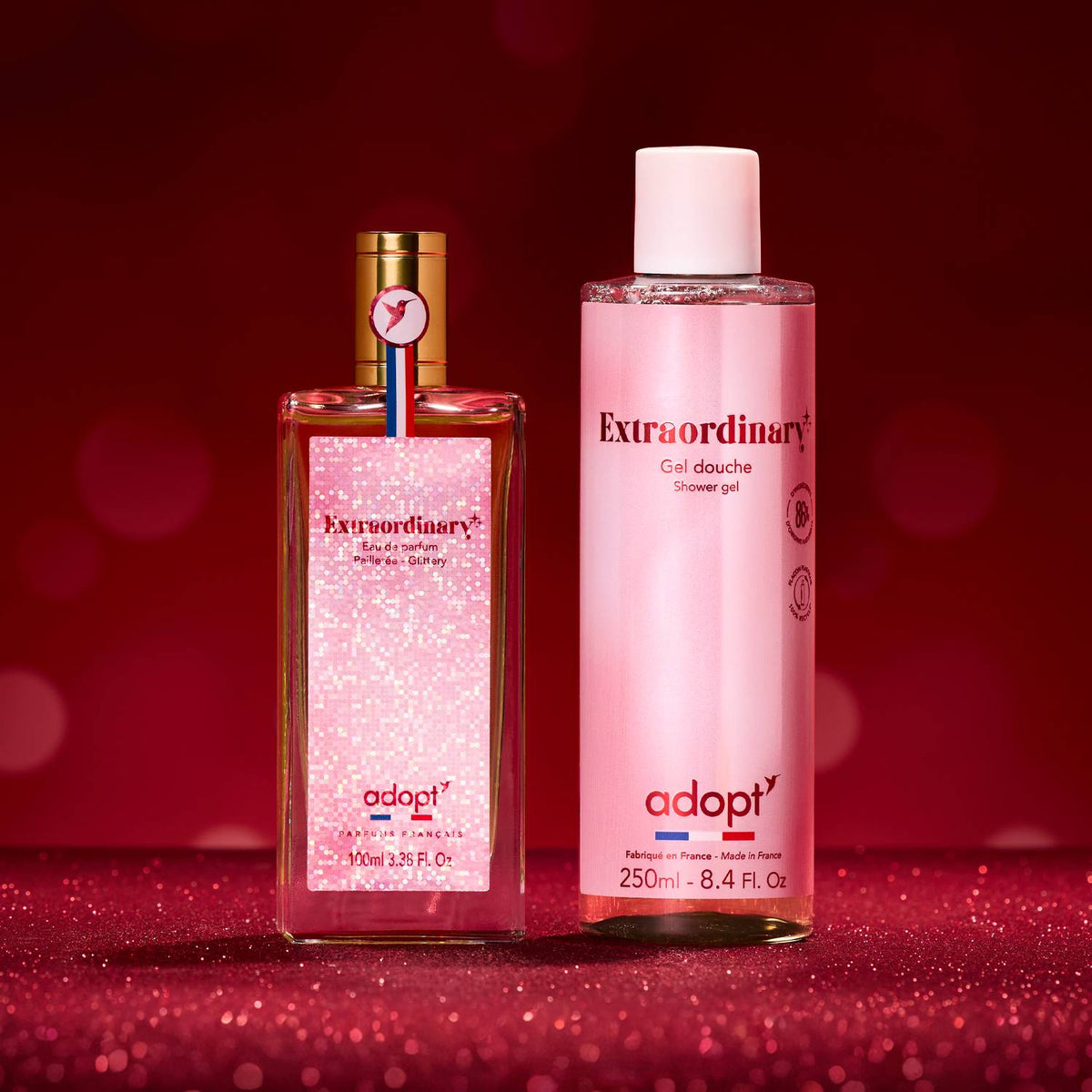 Coffret Eau de parfum 100 ml + Gel douche 250 ml - Extraordinary