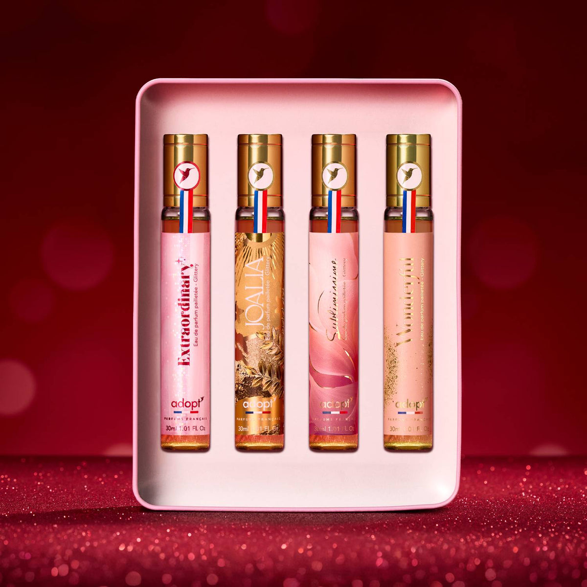 Coffret 4 x 30 ml Eaux de parfum - Extraordinary + Joalia + Wonderful + Sublimissime - Time to Shine