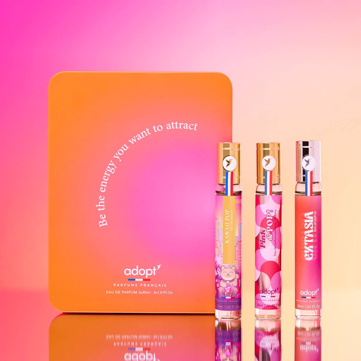 Coffret 3 x 30 ml Eaux de parfum - Kawaii Pop + Pink & Pop + Extasia - Good Pop Mood