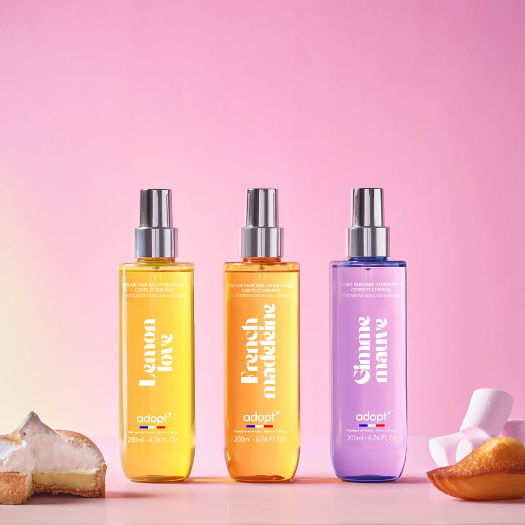 Coffret 3 brumes 200ml - Lemon Love + Gimme Mauve + French Madeleine - Guilty Pleasures