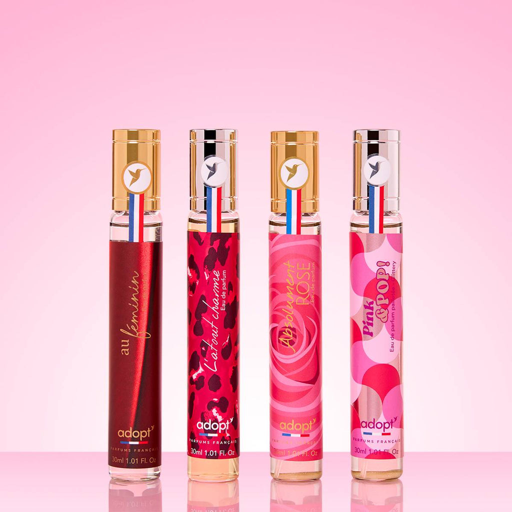 L'Instant Chic - Coffret 4 eaux de parfum 30 ml Absolument Rose 30 ml + Au Féminin 30 ml + L'atout charme 30 ml + Pink & Pop 30 ml