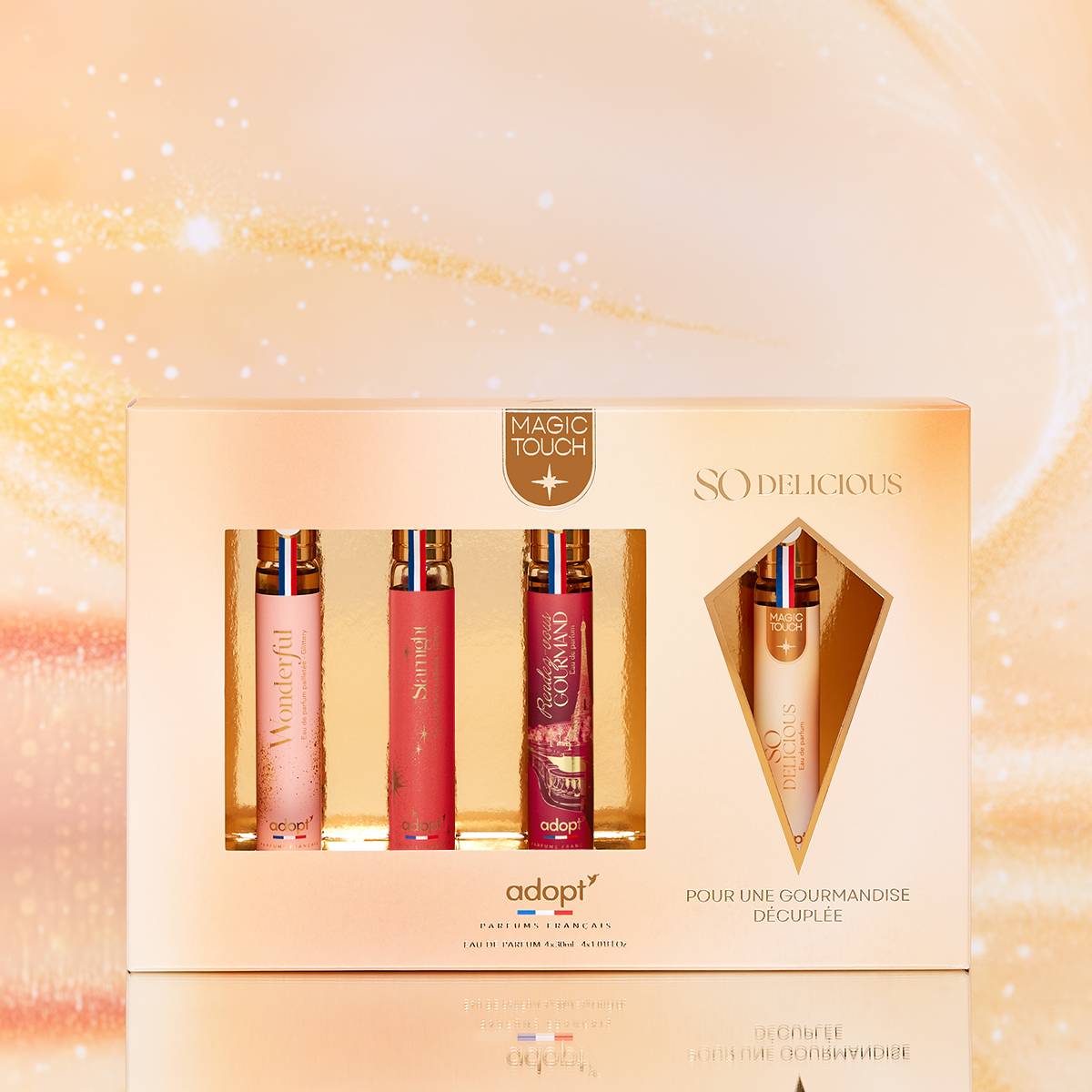 Coffret 4 eaux de parfums So Delicious 30 ml + Wonderful 30 ml + Starnight 30 ml + Rendez-vous gourmand 30 ml - So Delicious