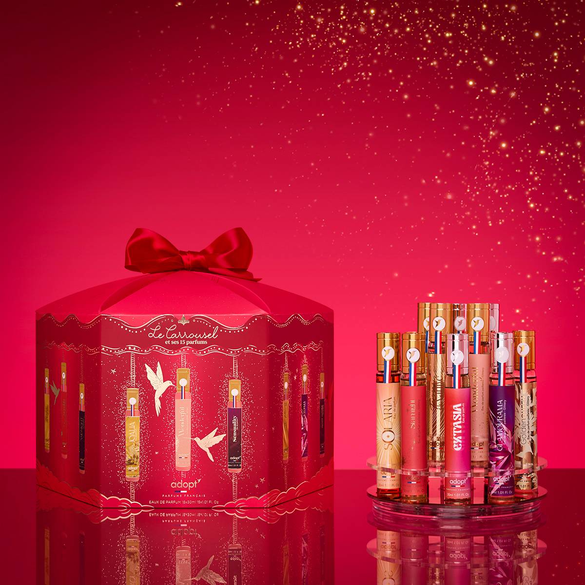 Le carrousel à parfums - Caroussel 15 x eaux de parfums 30 ml