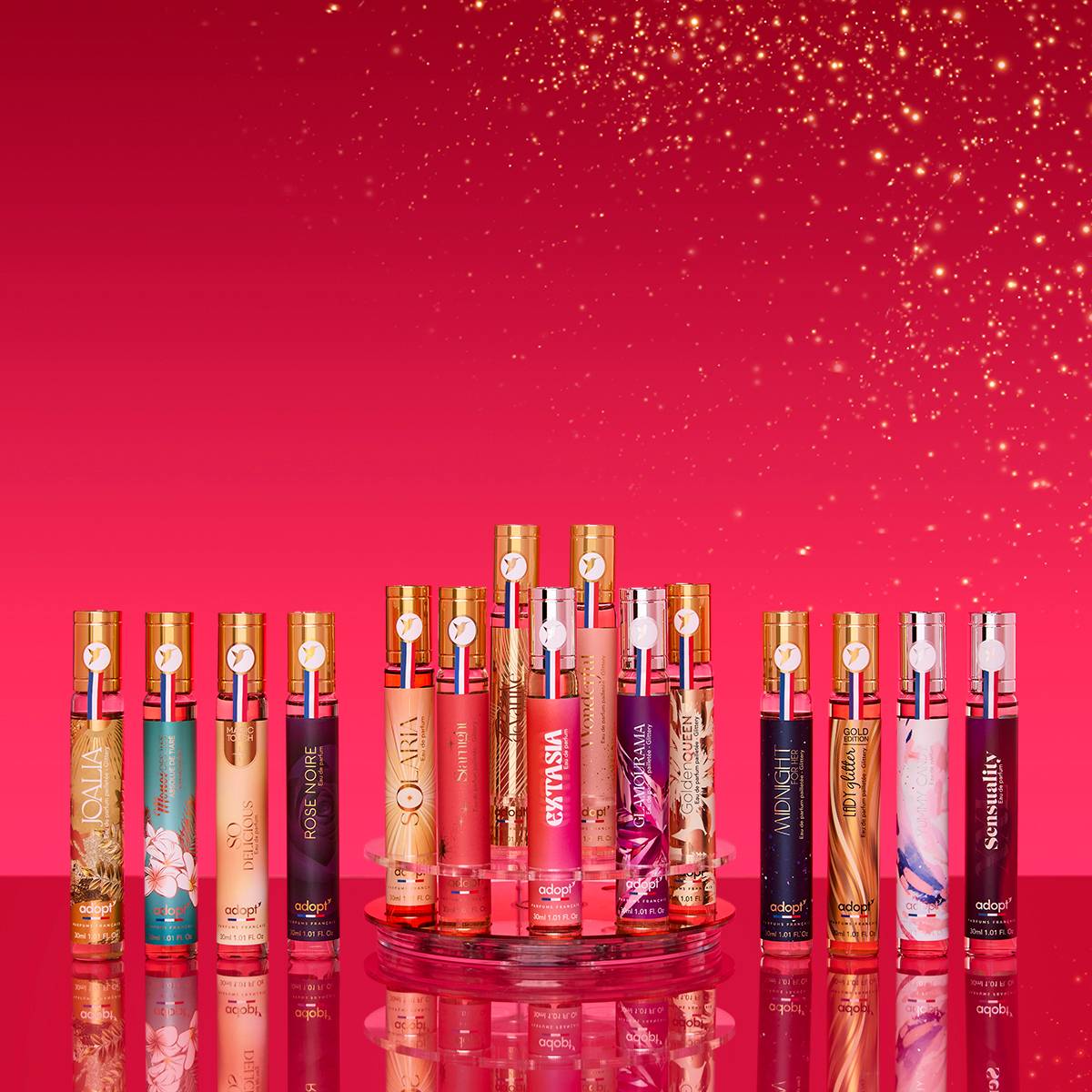 Le carrousel à parfums - Caroussel 15 x eaux de parfums 30 ml
