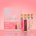 Merci - Coffret métal 4 x eaux de parfum 30 ml Absolument rose + Au féminin + Avenue des fleurs + My rose
