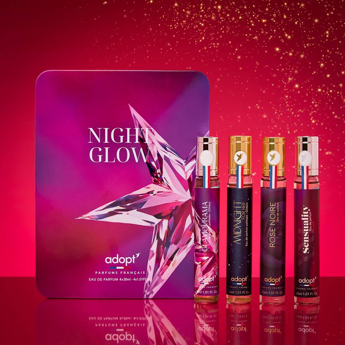 Night Glow - Coffret 4 x eaux de parfums 30 ml