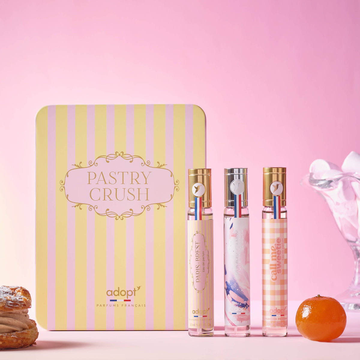 Coffret métal 3 eaux de parfum 30ml - Paris-Brest + Yummy Candy + Call me Sweetie - Pastry Crush