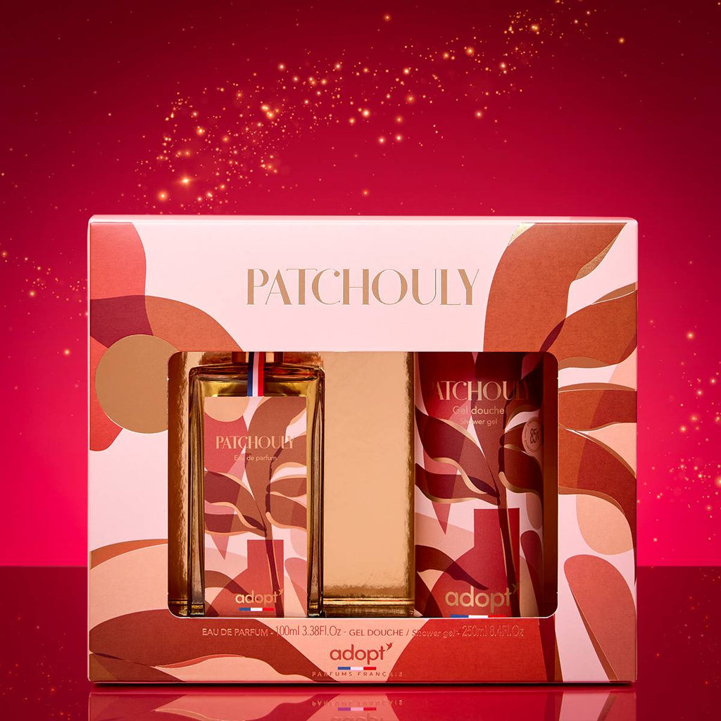 Patchouly - Coffret eau de parfum 100 ml + gel douche 250 ml