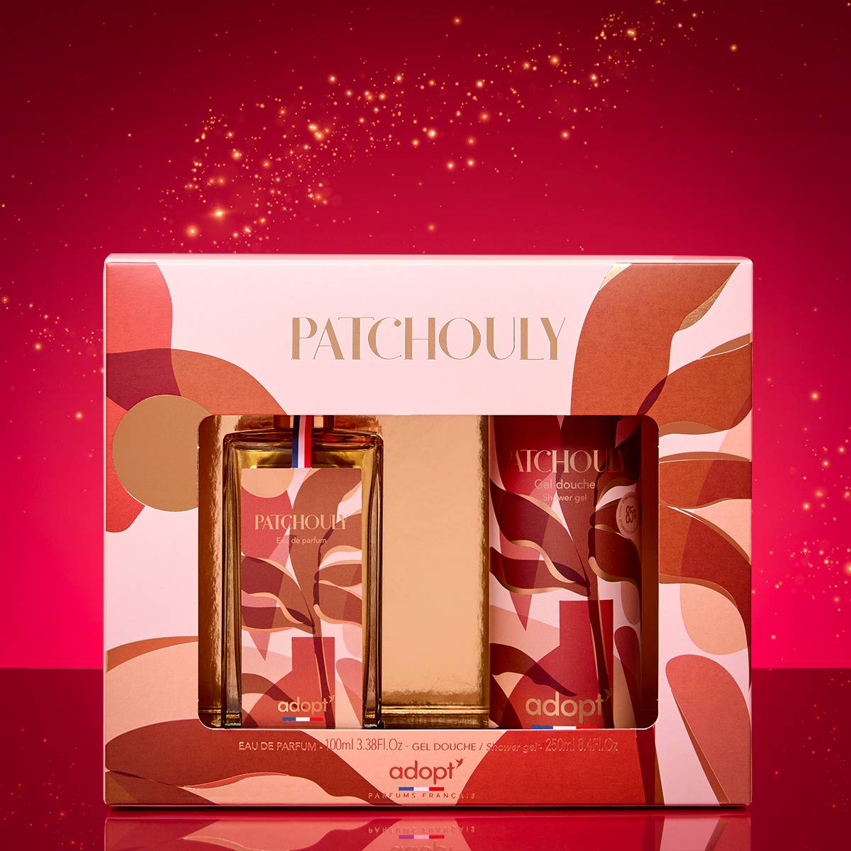 Patchouly - Coffret eau de parfum 100 ml + gel douche 250 ml