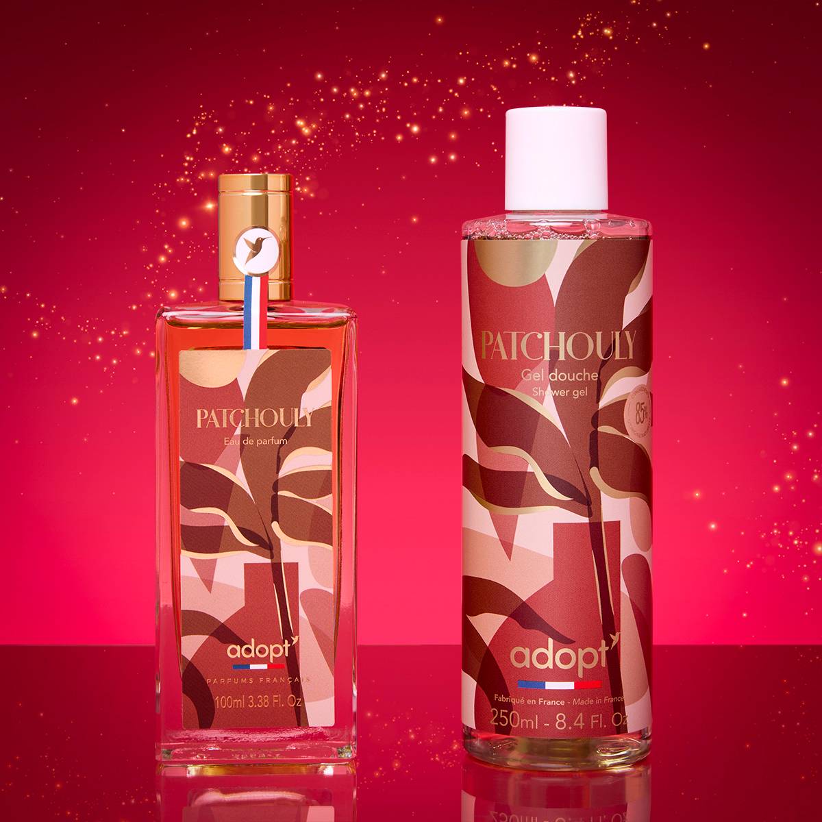 Patchouly - Coffret eau de parfum 100 ml + gel douche 250 ml