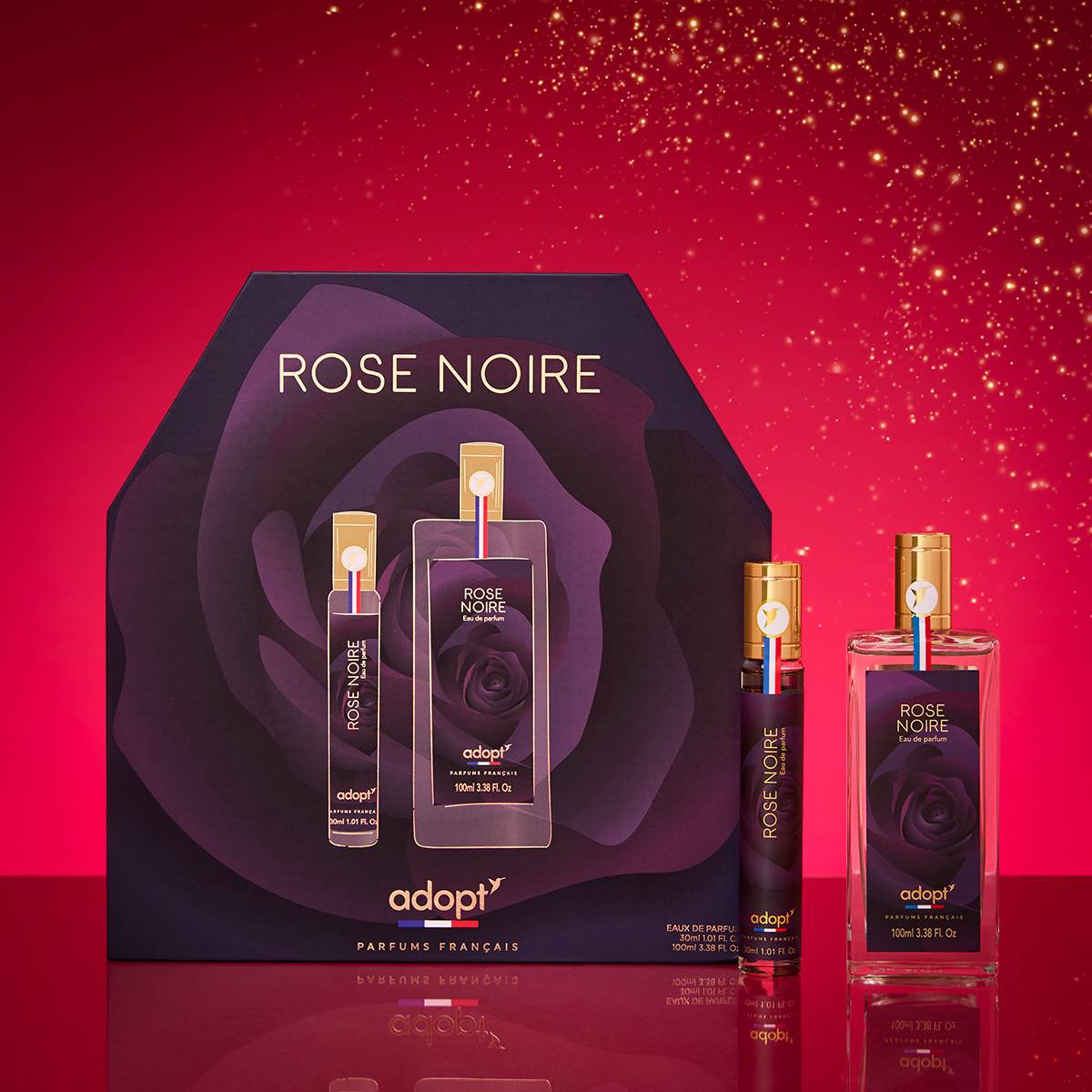 Rose Noire - Coffret eaux de parfums 30 ml et 100 ml