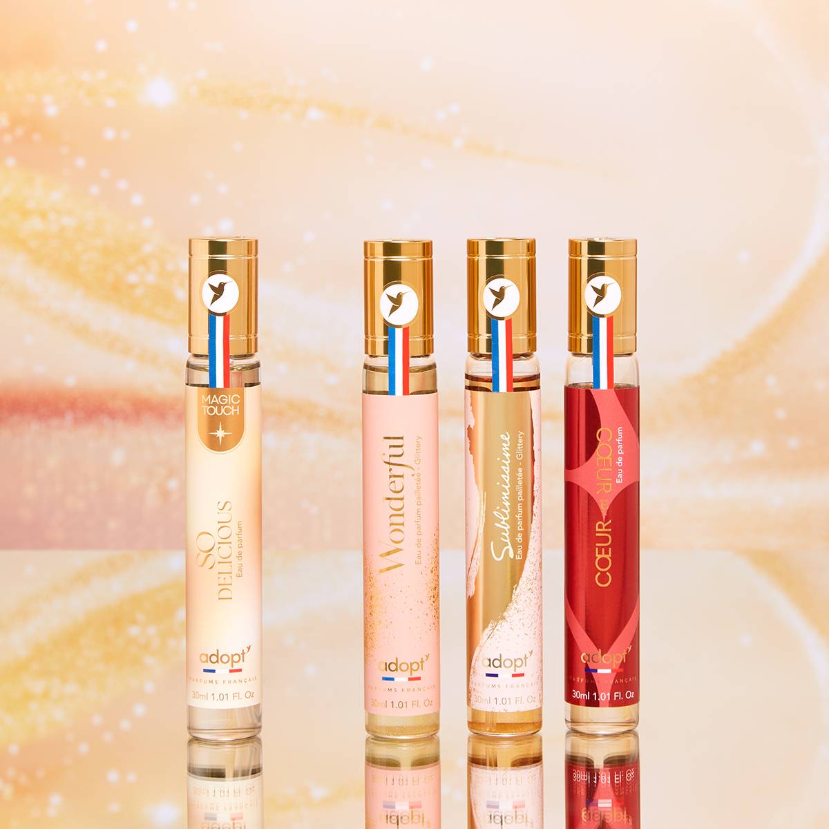 So Delicious - Coffret métal 4 eaux de parfums So Delicious 30 ml + Wonderful 30 ml + Coeur à coeur 30 ml + Sublimissime 30 ml