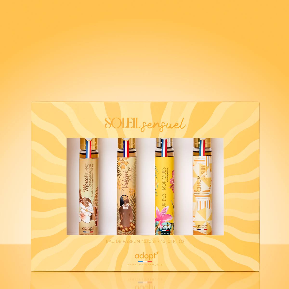 Coffret 4 x Eaux de parfum 30 ml - Soleil Sensuel