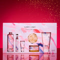 Yummy Candy - Coffret Maxi eau de parfum 30 ml + lait corps 200 ml+ gel douche 250 ml + gommage 250 ml + crème main 30 ml + fleur de bai